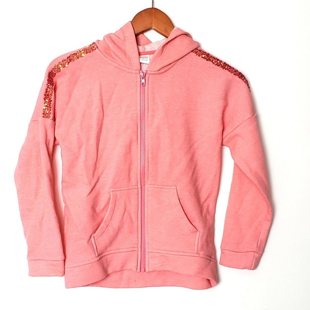 Gymboree Sequin Hoodie L‎ 10 12 NWT